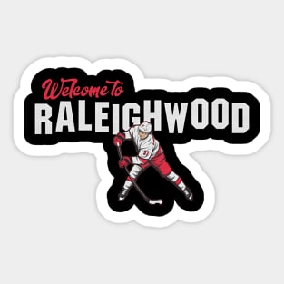 Andrei Svechnikov Welcome To Raleighwood Sticker